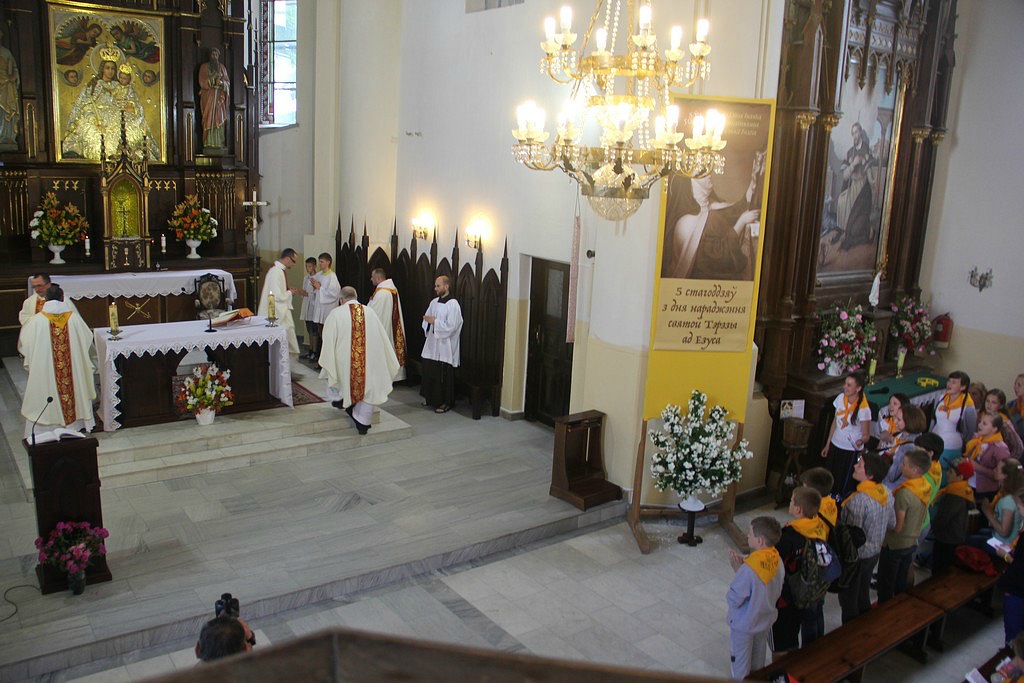 Да трона Маці Божай Будслаўскай